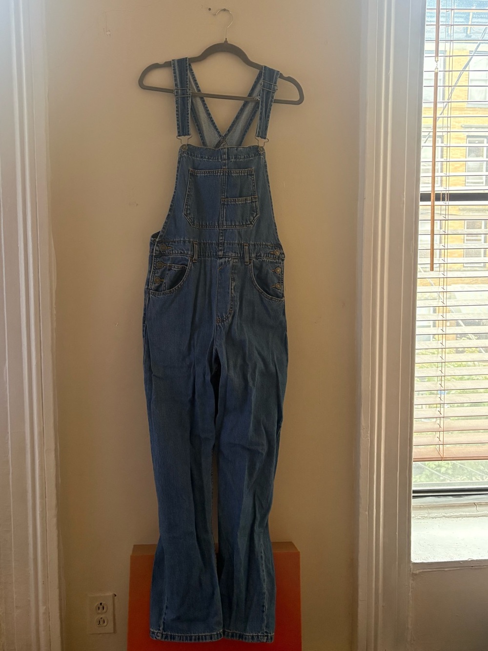 We The Free- Free People Denim Blue Women's Overalls